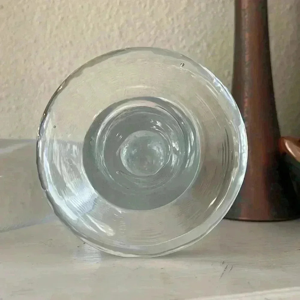 KOSTA BODA Kjell Engman Crystal Candle Holders - Set of 3 - "Cool" Collection - Picture 6 of 8